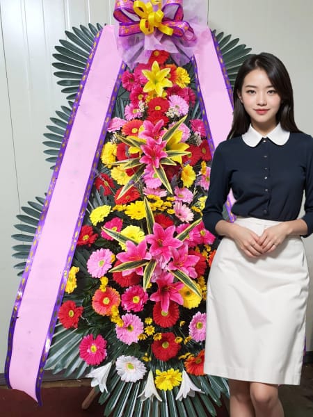 서울웨딩타워 3단화환 기본형
