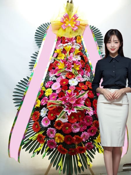 서울웨딩타워 3단화환 고급형
